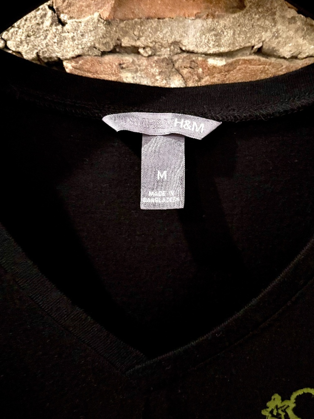 H&M Mens V-Neck Short Sleeve T-Shirt Tee - Picture 4 of 7
